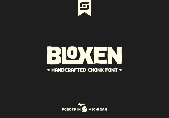 Bloxen: A Stout and Fun Display Font