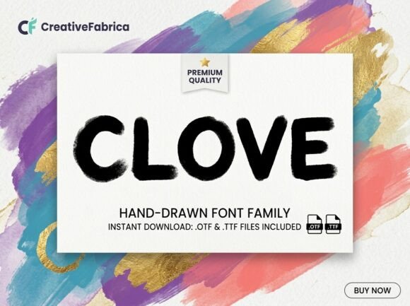 Clove Font: Bold Display Typography for Headlines