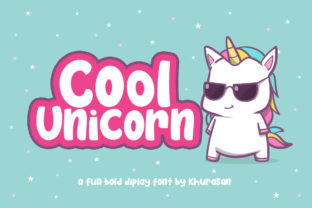 Cool Unicorn: A Bold Display Font with Cheerful Charm