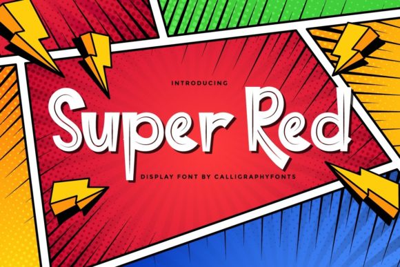 Discover the Joyful and Versatile Super Red Font