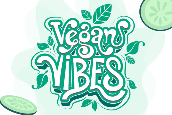 Discover the Retro Charm of Vegan Vibes Font