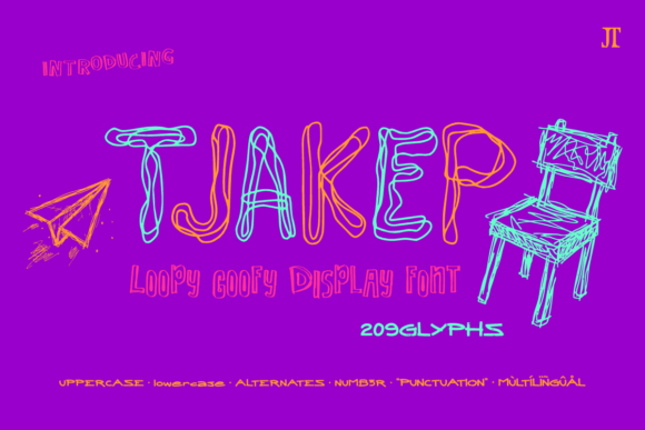 Discover Tjakep: The Playful Display Font for Creative Design