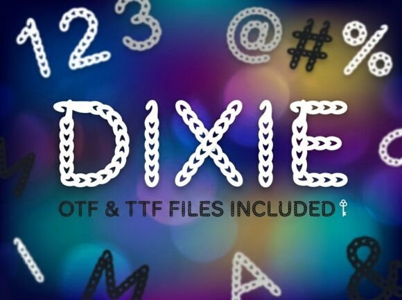Dixie: A Bold Display Font for Impactful Design