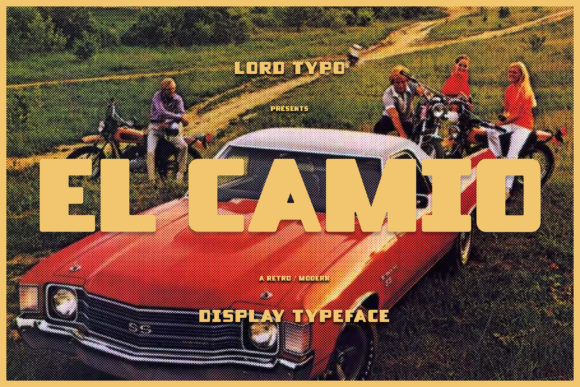 El Camio: A Retro Display Font for Modern Design