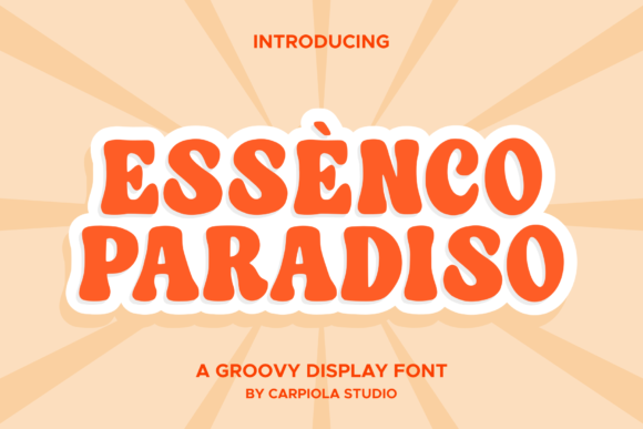 Essenco Paradiso: A Timeless Retro Display Font