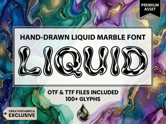 Liquid: A Dynamic Display Font for Modern Design