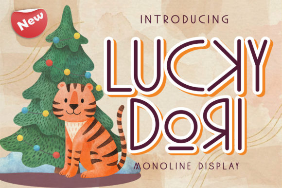 Lucky Dori: A Clean Display Font for Modern Branding