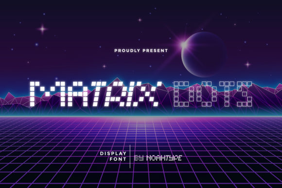 Matrix Dots: A Futuristic Font for Modern Designs