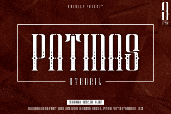 Patinas: A Vintage Western Display Font for Creative Projects