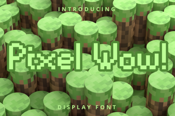 Pixel Wow: The Modern Display Font for Bold Designs
