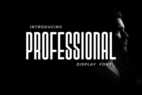 Professional: A Modern Display Font for Impactful Designs