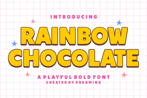 Rainbow Chocolate: A Font Bursting with Vibrant Personality