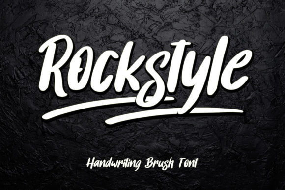 Rockstyle: A Bold Brush Font for Impactful Designs