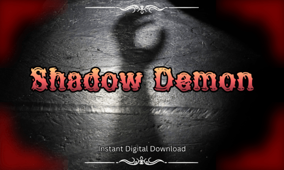 Shadow Demon: Eerie Gothic Font for Horror Designs
