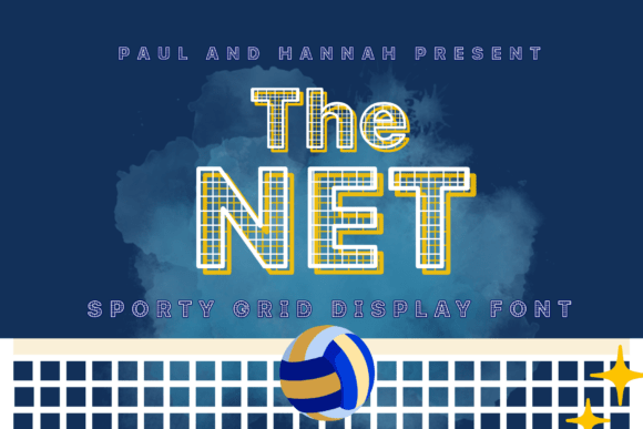 The Net: A Modern Display Font for Dynamic Designs