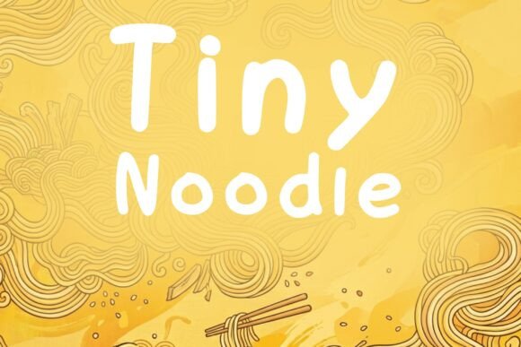Tiny Noodle: A Whimsical Font for Handcrafted Joy